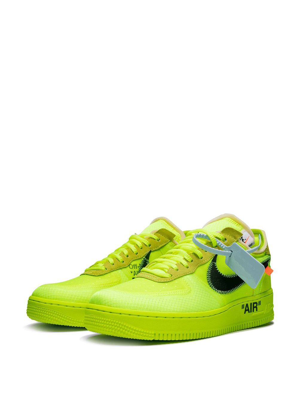 NIKE X OFF-WHITE AIR FORCE 1 LOW "THE 10TH : VOLT" SNEAKERS