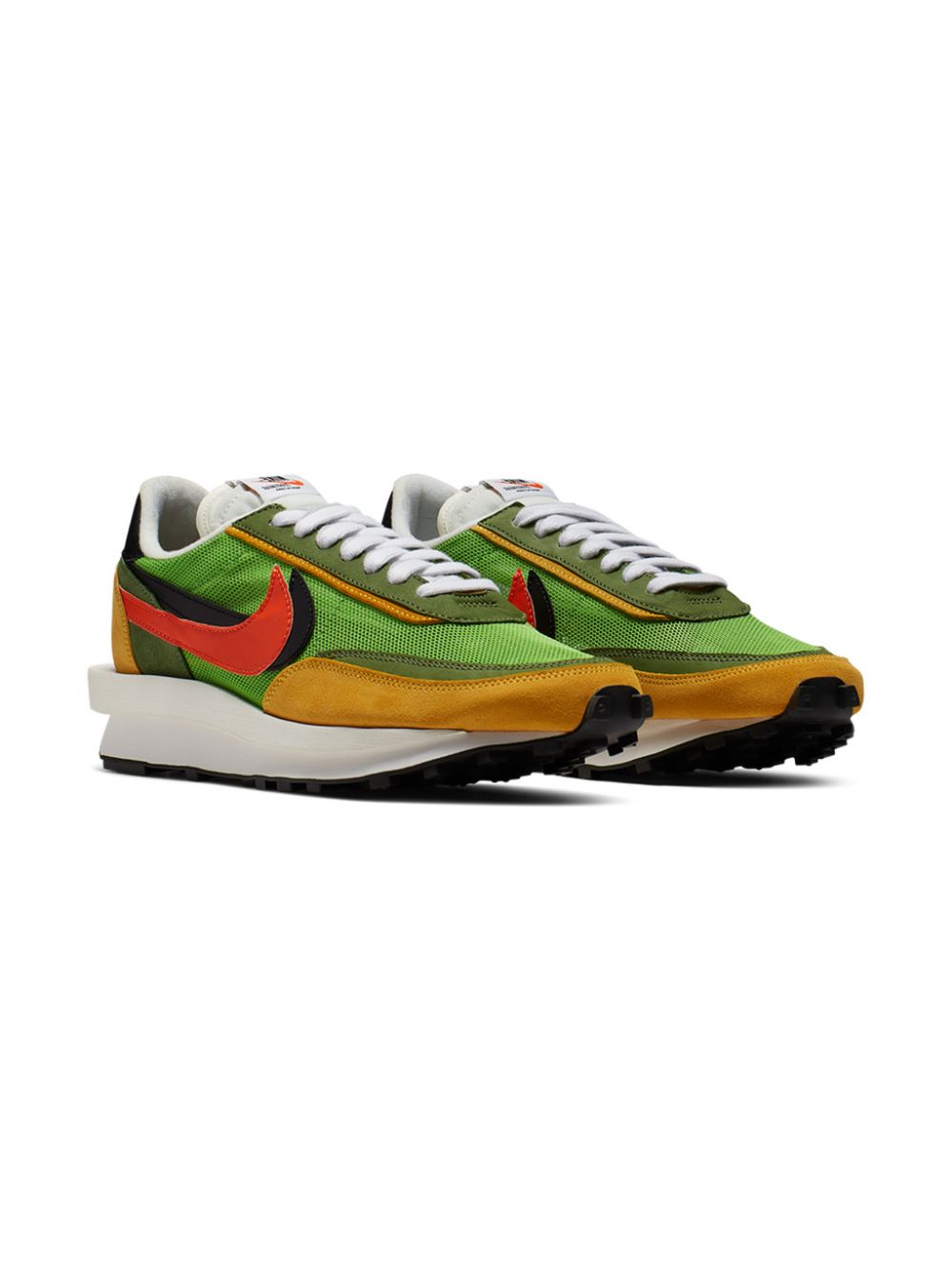 NIKE X SACAI LDV WAFFLE "GREEN" SNEAKERS