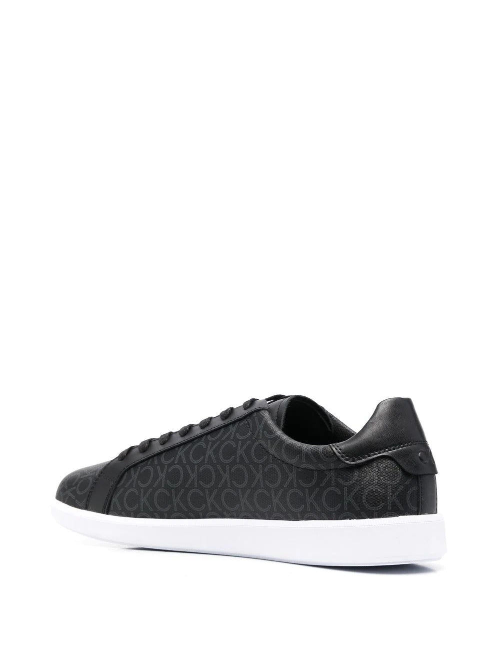 CALVIN KLEIN LOW-TOP LEATHER TRAINERS