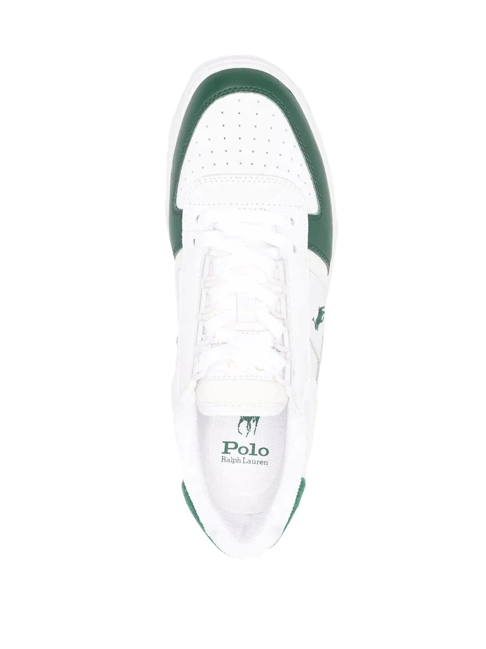 POLO RALPH LAUREN PANELLED LACE-UP SNEAKERS