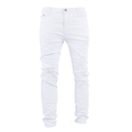 Pure Ice White Distressed Skinny Jeans