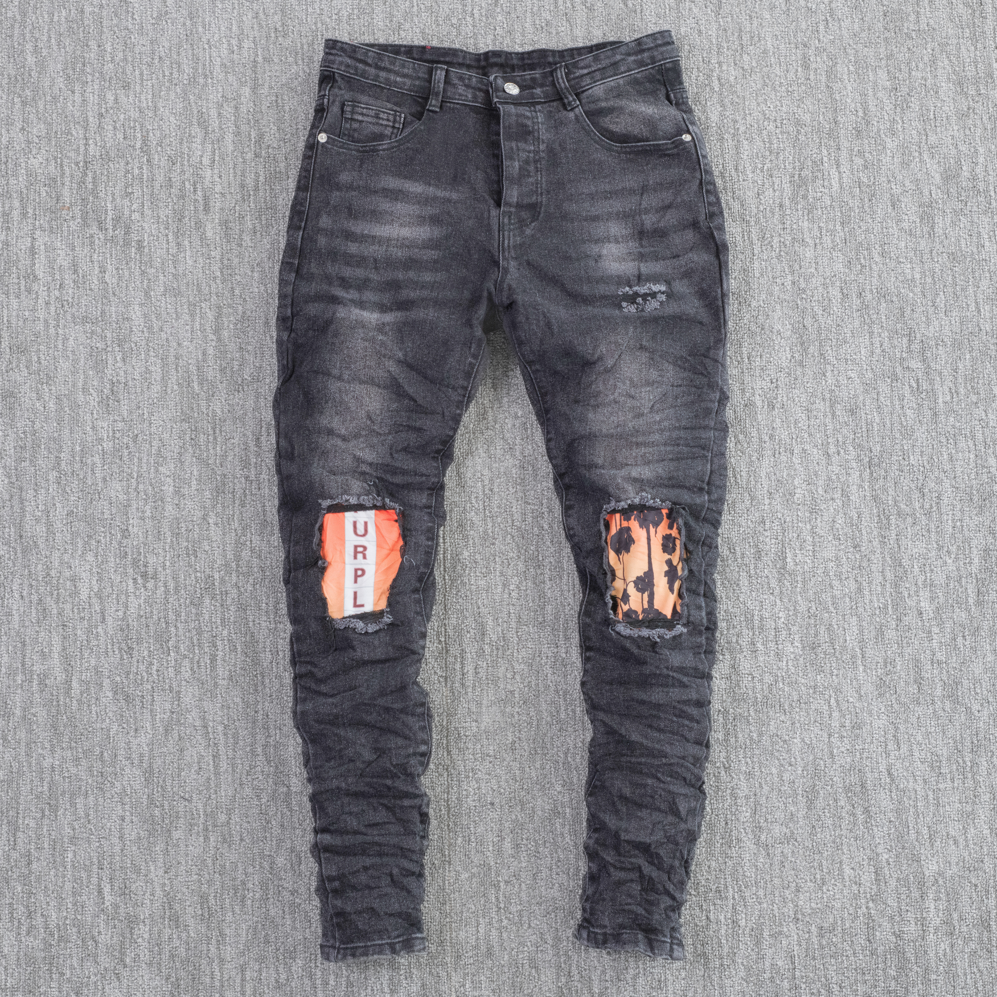 Urban Edge Black Distressed Jeans