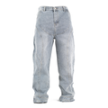 Blue Drift Arc-Paneled Relaxed Straight Jean