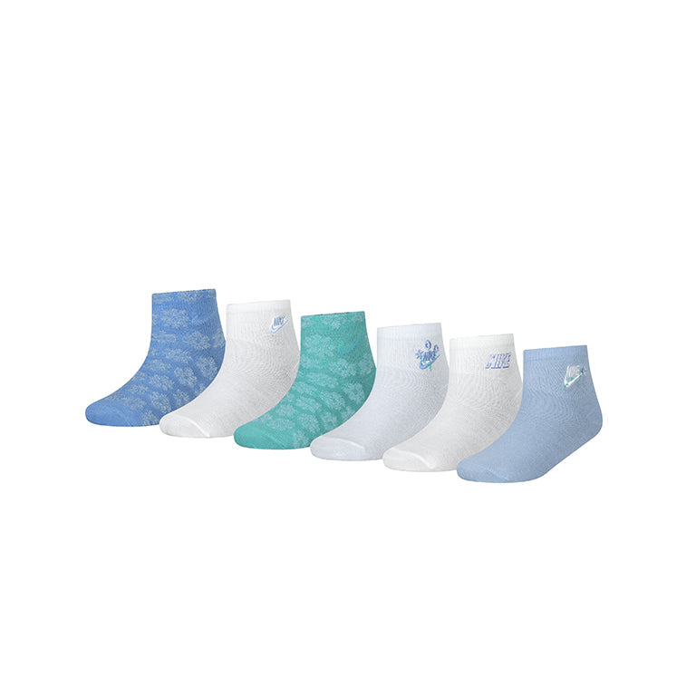 Nike Kids Flowral 6 Pack Ankle Socks