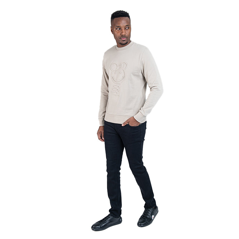 Ben Sherman Embossed 3D Happy Bear Sweater