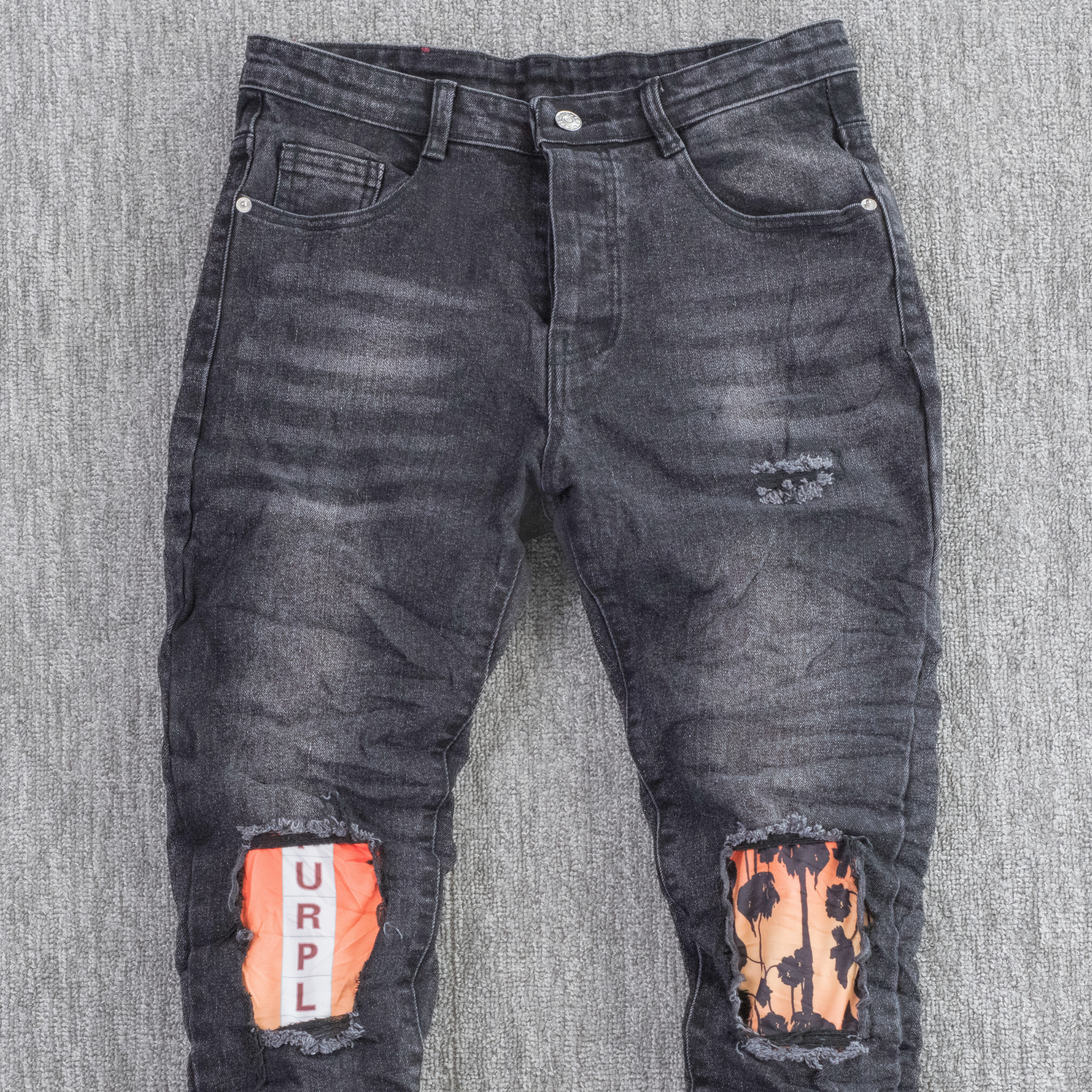 Urban Edge Black Distressed Jeans