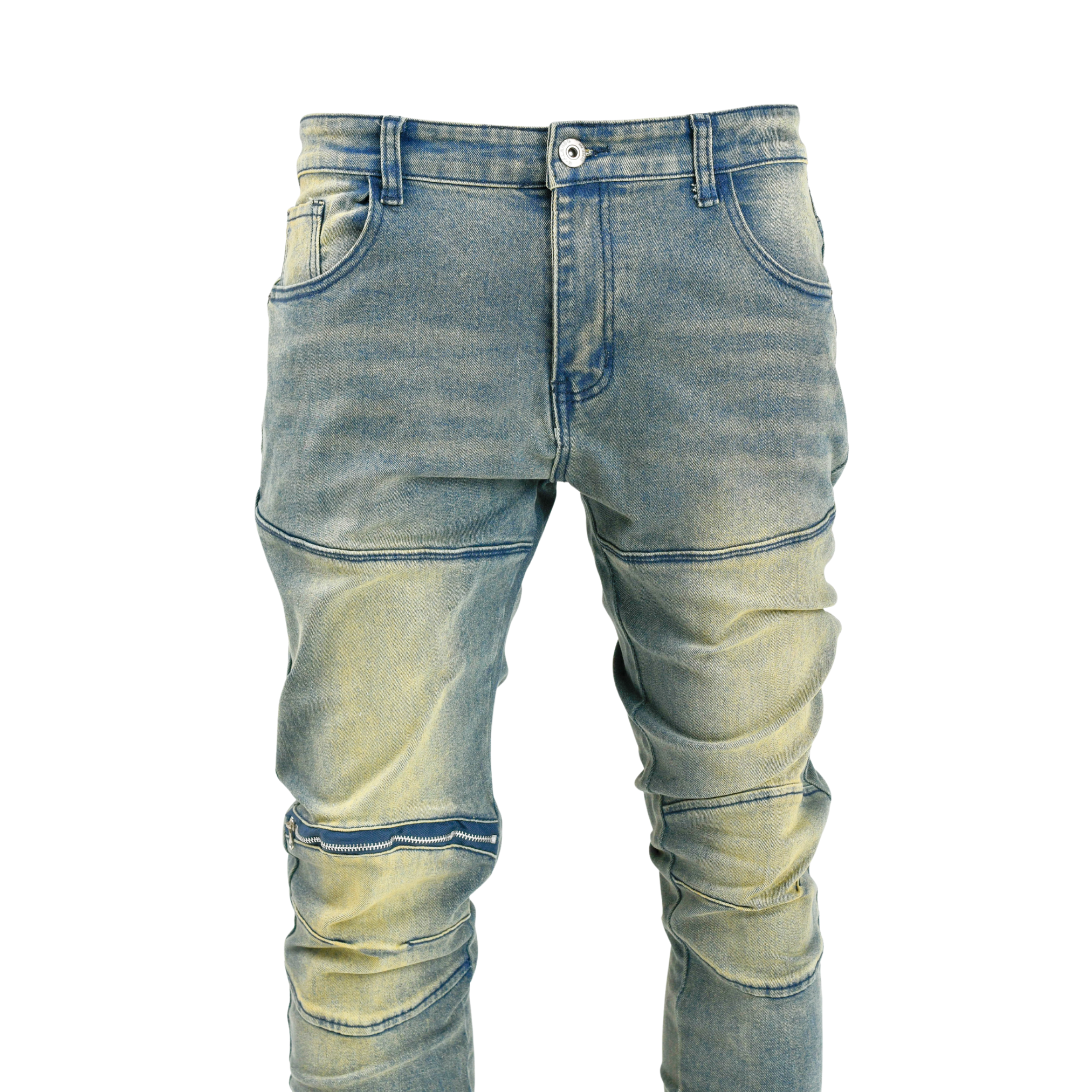 Iron Fade Moto Skinny Jean