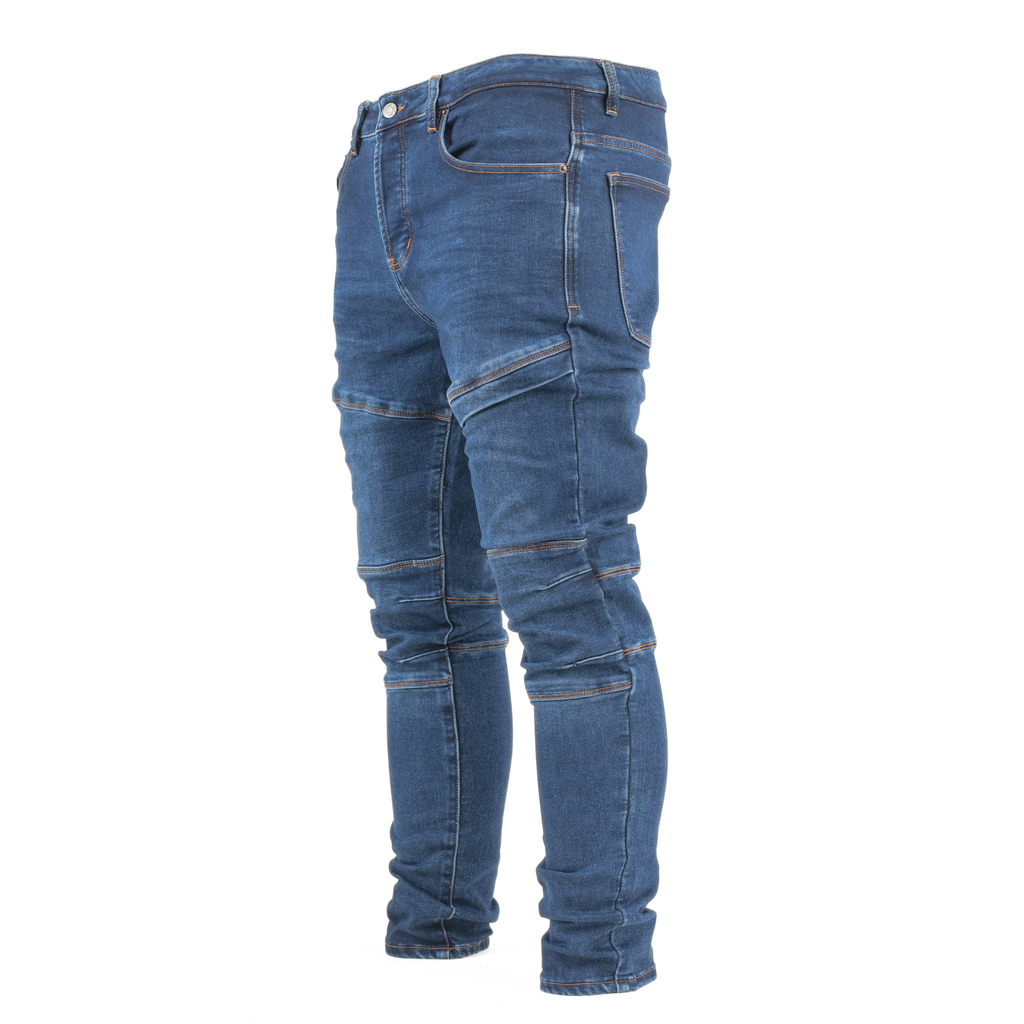 Blue Matrix Panel Skinny Jean (SC5017)