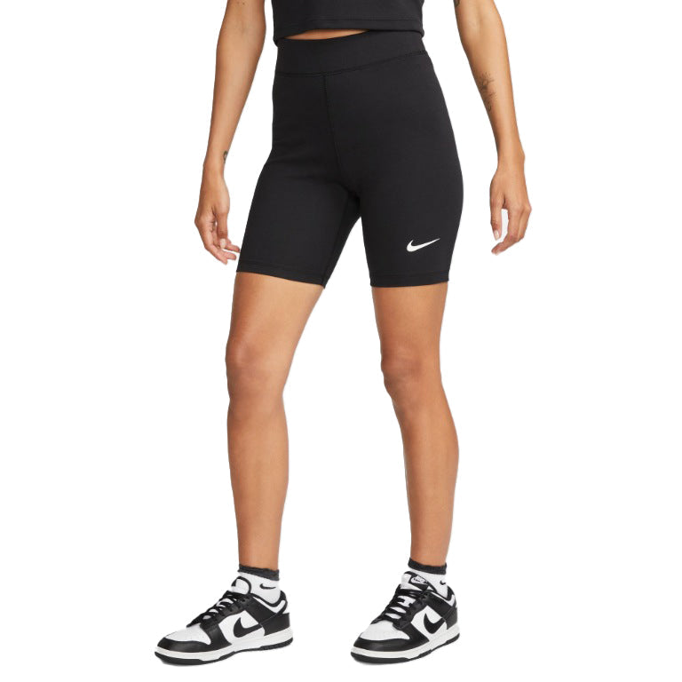 Nike Spportswear Classic High-Waisted 8" Black Biker Shorts