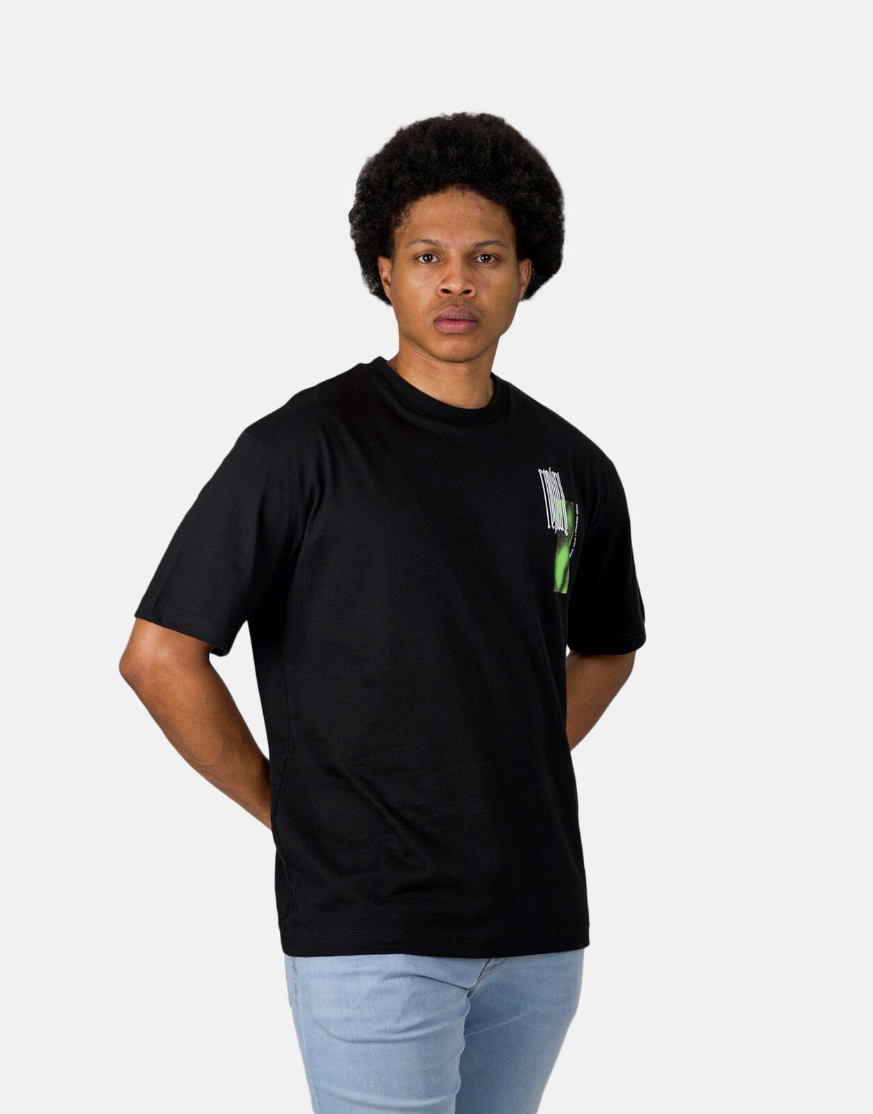 Replay Men Home of Entertainment Print Black T-Shirt