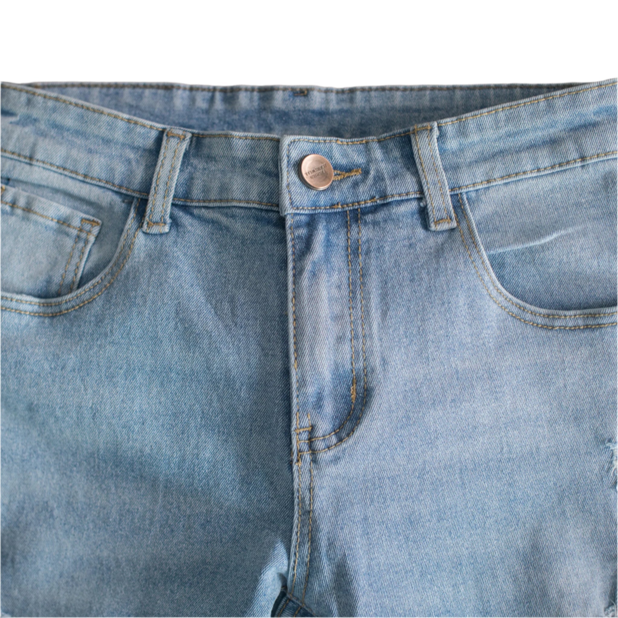 Urban Patchwork Distressed Denim Jeans