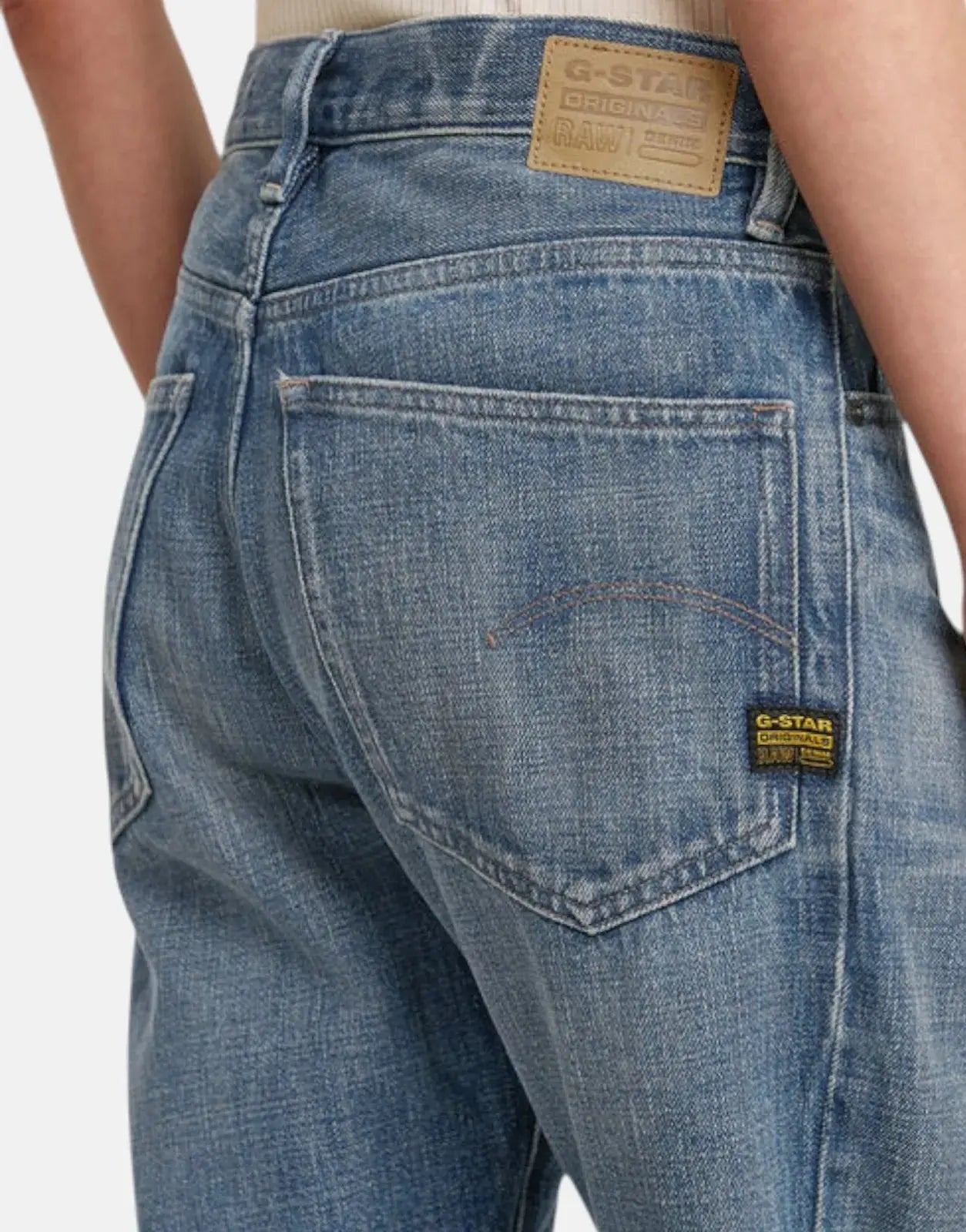 G-Star RAW Contor 3D Wide Faded Typhoon Jeans