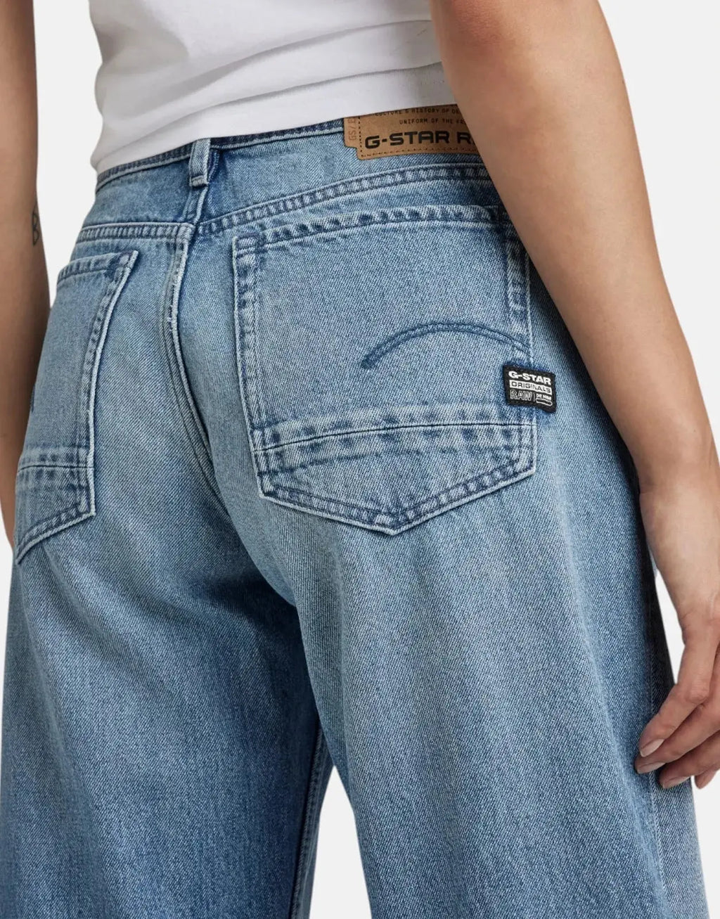 G-Star RAW Judee SunFade Airforce Loose Blue Jeans