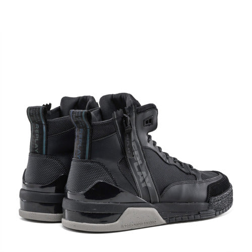 REPLAY ASTRO WILLARD LACE UP MID-CUT SNEAKERS