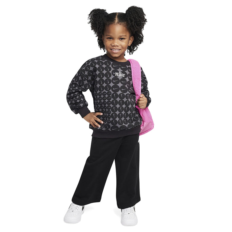 Nike Younger Kids Essentials All Over Print Frech Terry Crew