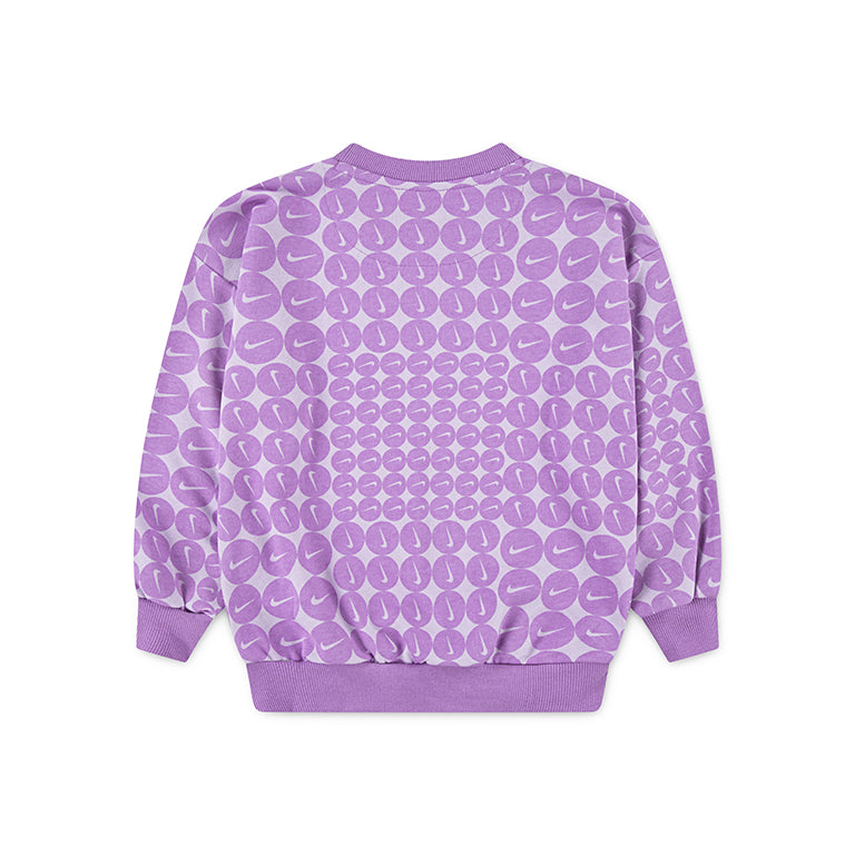 Nike Younger Kids Essentials All Over Print French Terry Crew