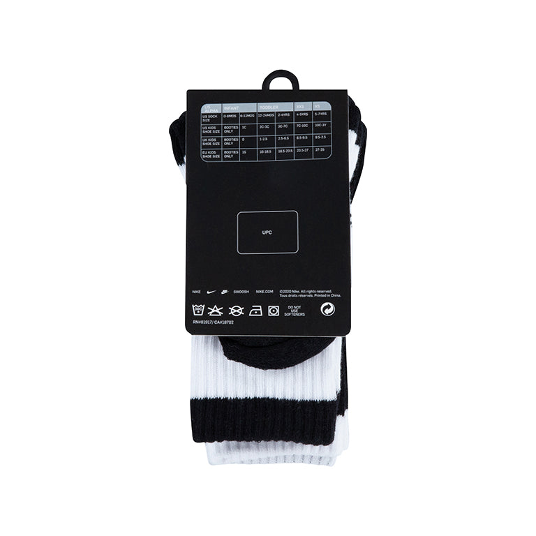 Nike Kids HBR Sport Crew 3 Pack Socks