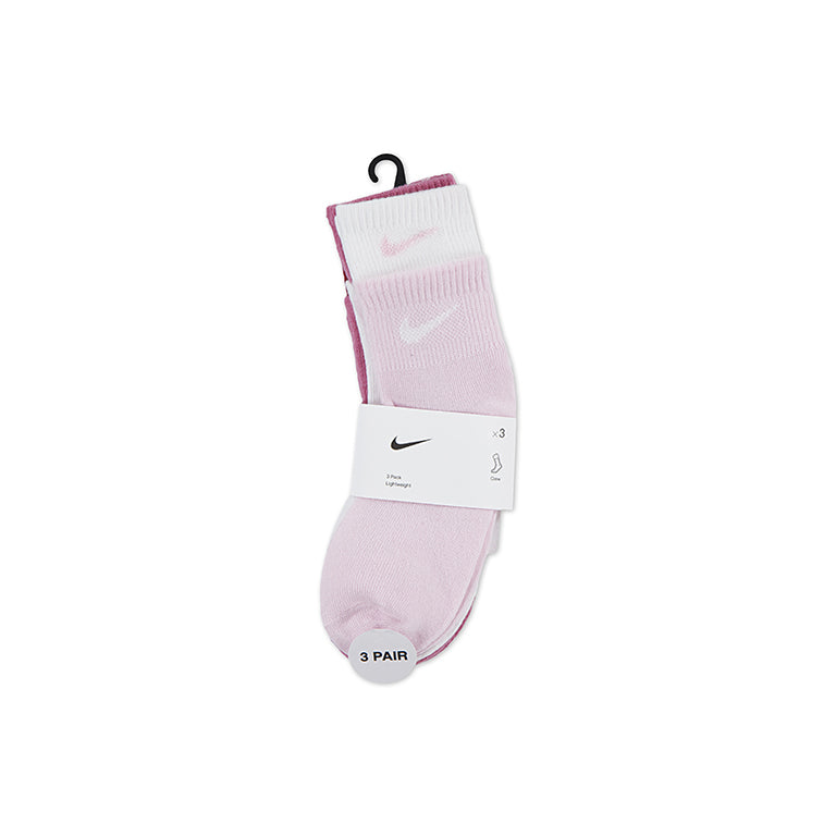 Nike Kids 3 Pack Double Welt Ankle Socks