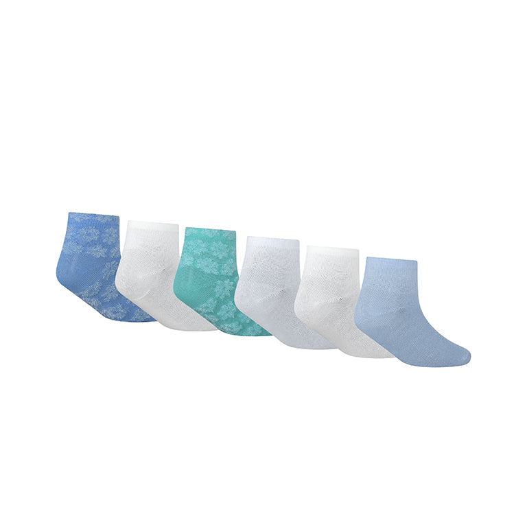 Nike Kids Flowral 6 Pack Ankle Socks