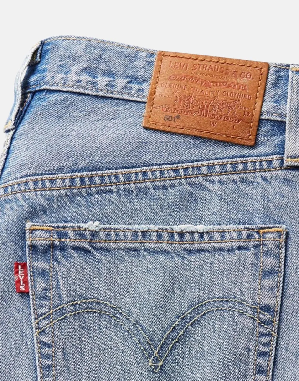 Levi's 501 Crop Lightweight Fun Flare Jeans