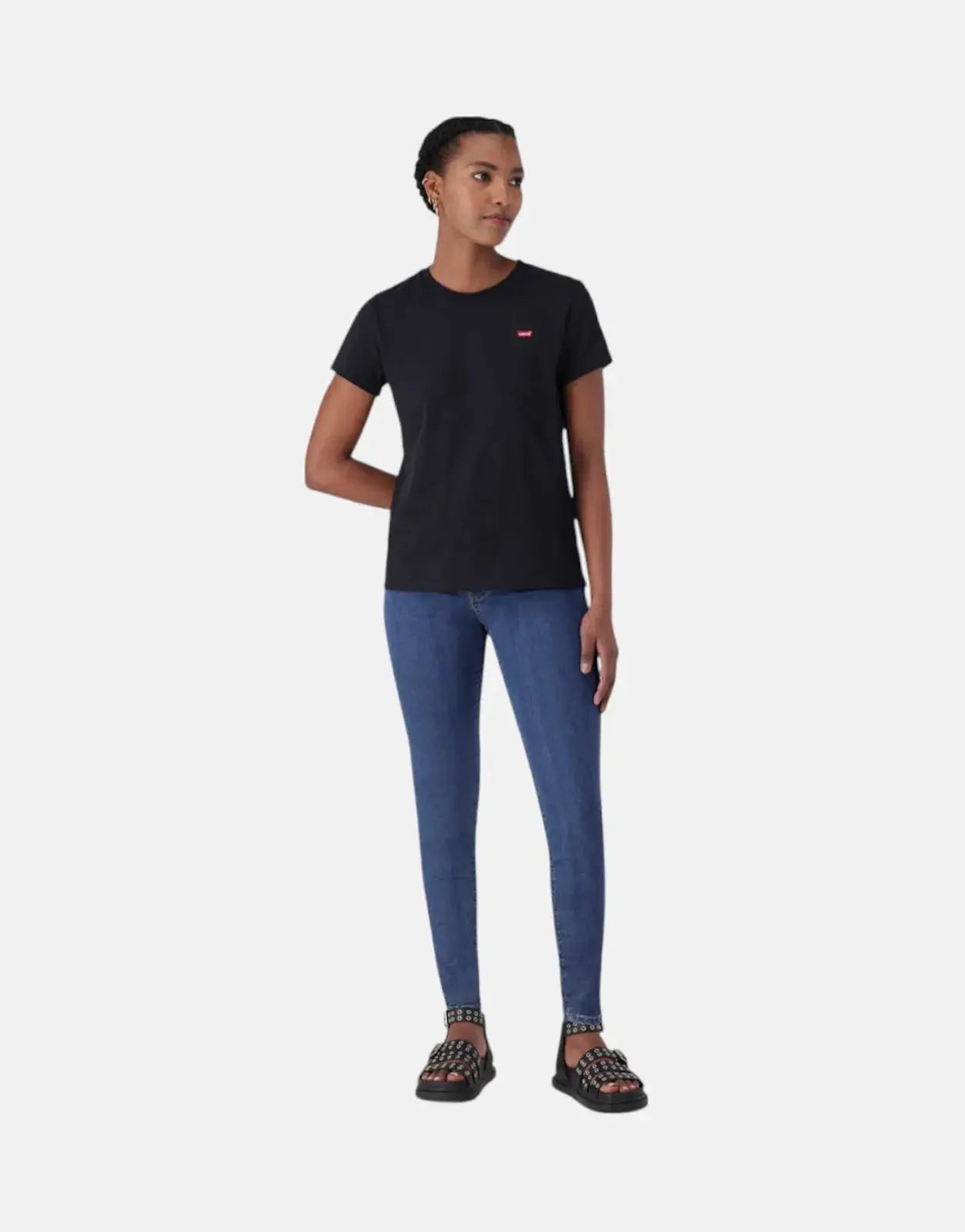 Levi's 720 Hirise Superskinny Mid Wash Jeans