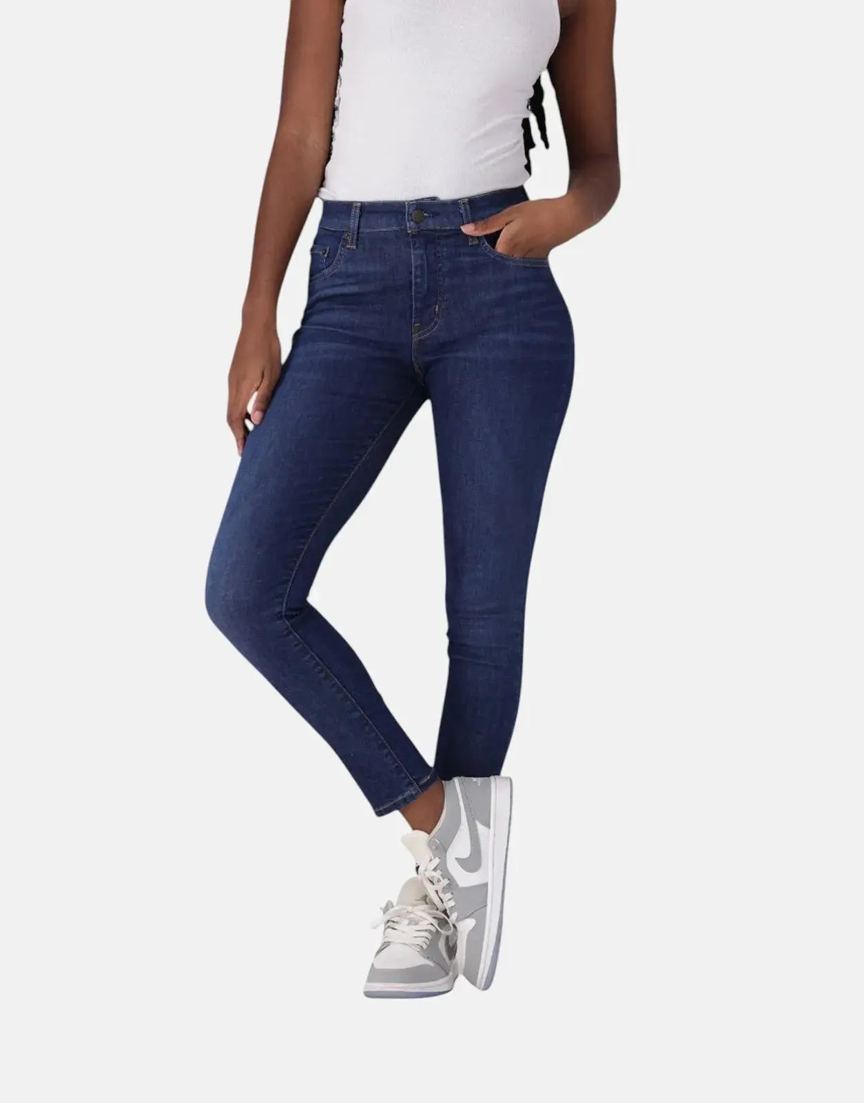 Levi's 721 High Rise Skinny Blue Wave Dark Jeans