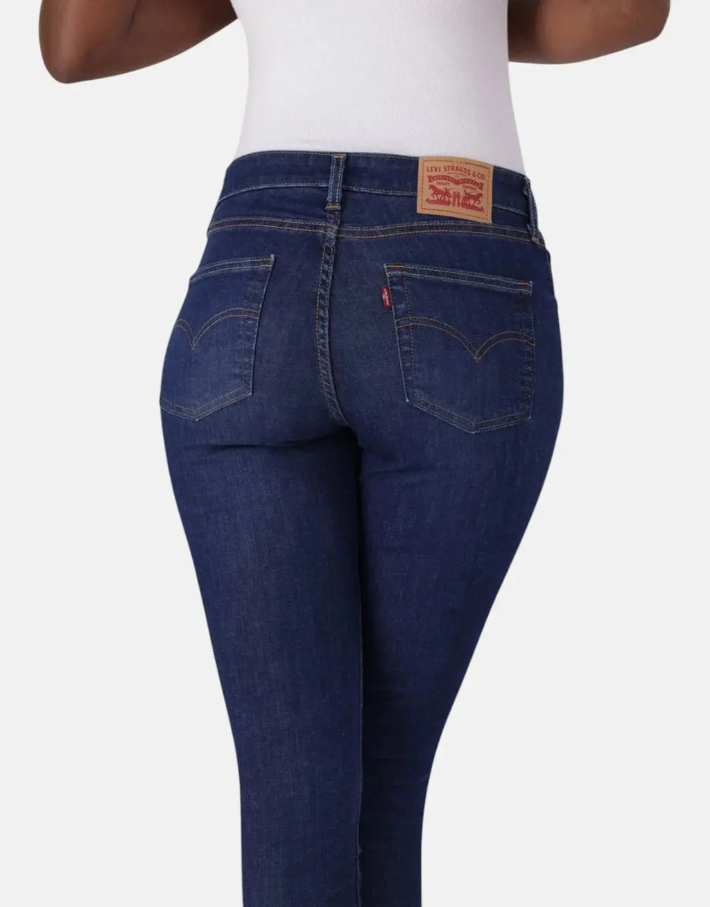 Levi's 721 High Rise Skinny Blue Wave Dark Jeans