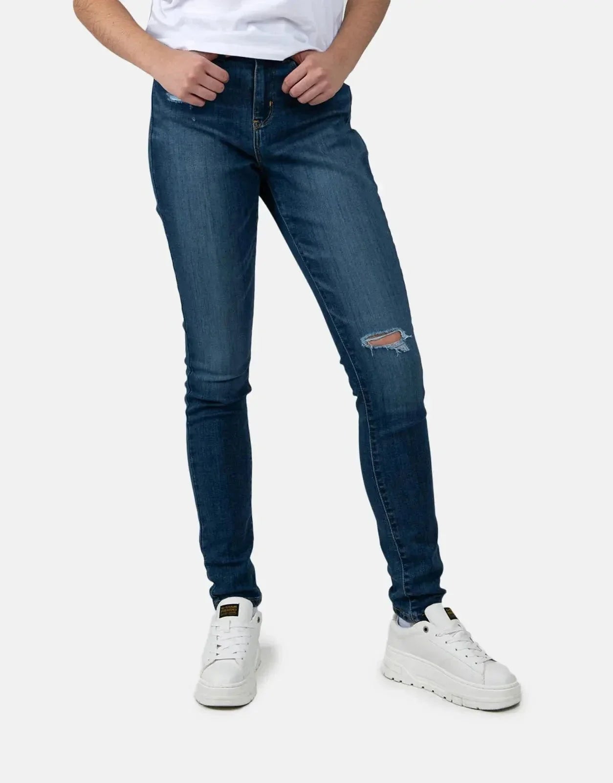 Levi's Curvy Hirise Super Skinny Back 2 Square One Jeans