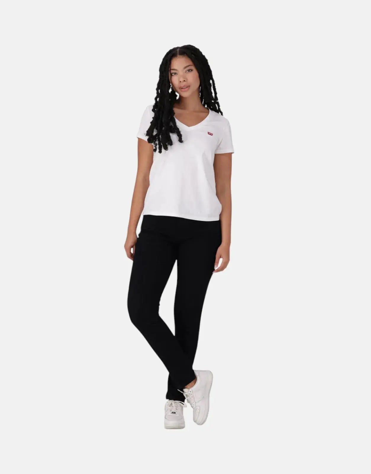 Levi's Curvy Hirise Super Skinny Black Saturation Jeans