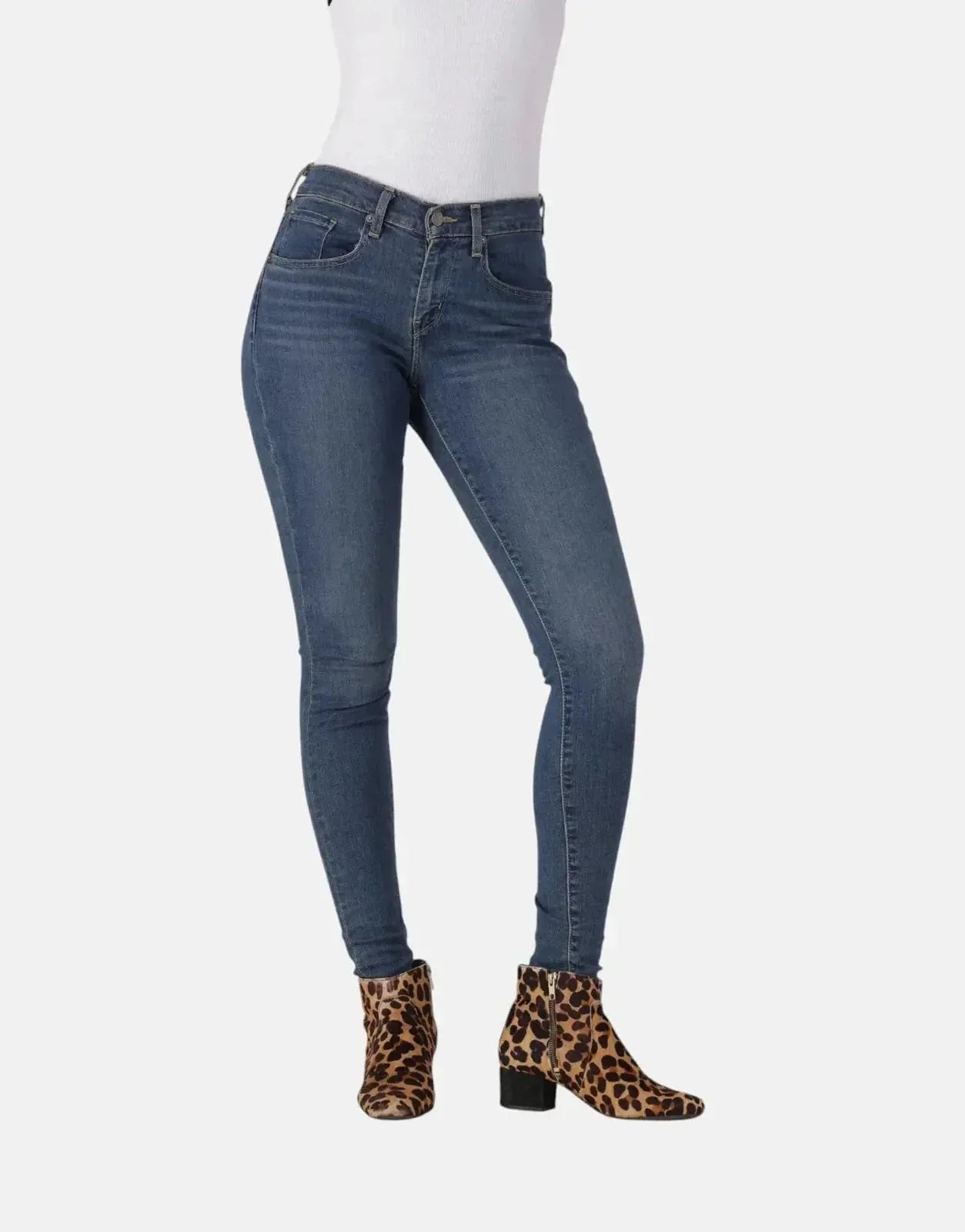 Levi's Curvy Super Skinny Zealous Blue Jeans