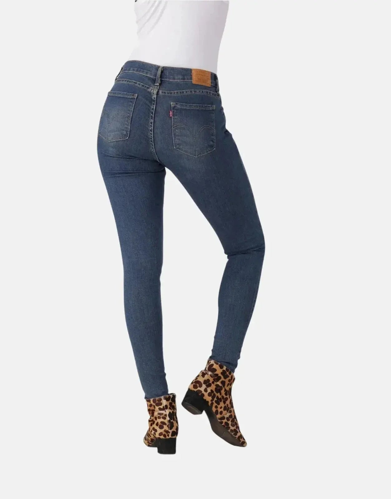 Levi's Curvy Super Skinny Zealous Blue Jeans