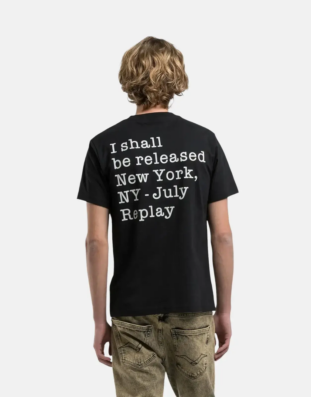 Replay Released Black T-Shirt