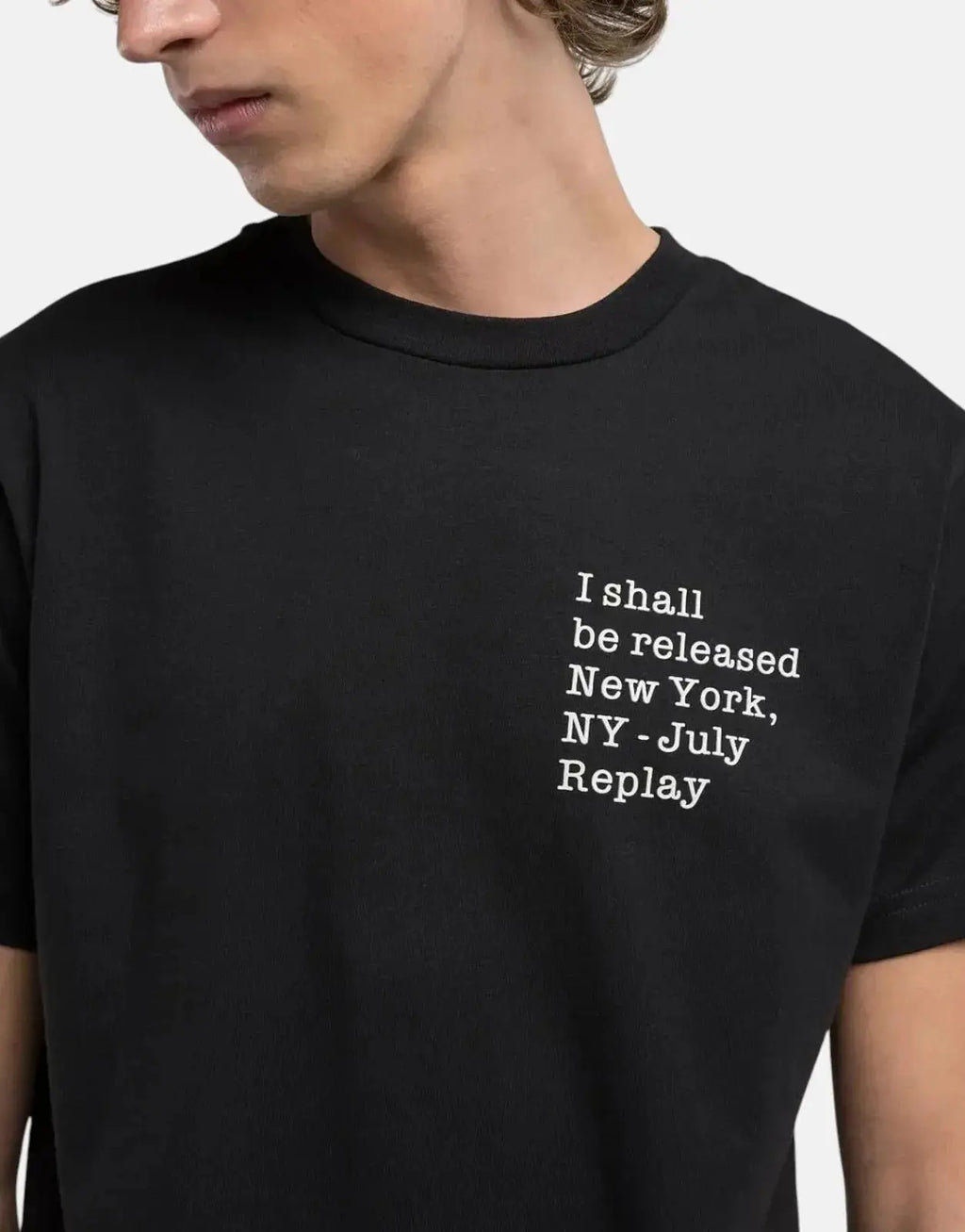 Replay Released Black T-Shirt