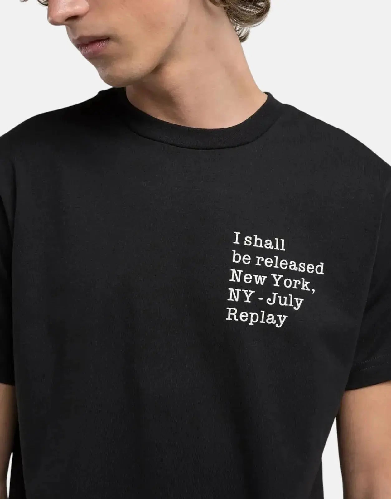 Replay Released Black T-Shirt