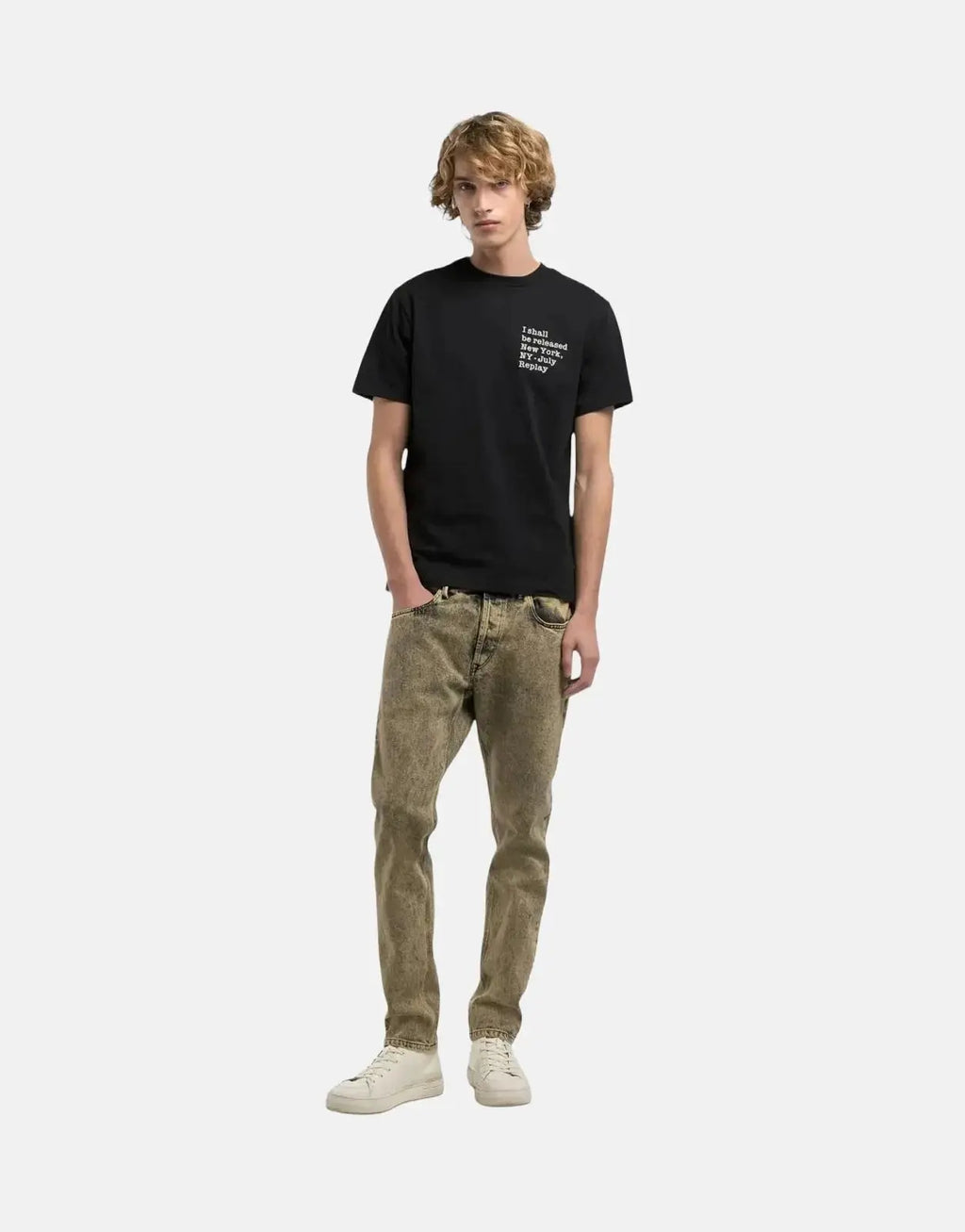 Replay Released Black T-Shirt