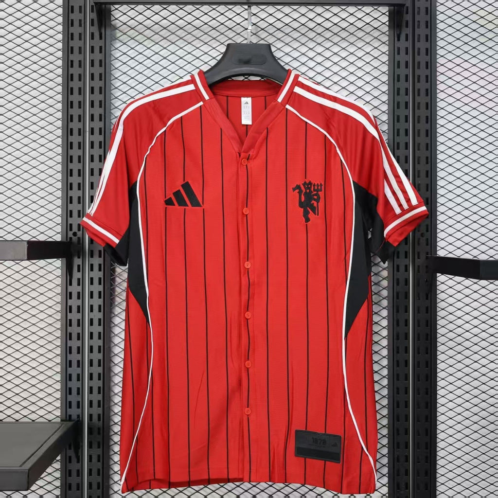 ADIDAS MANCHESTER UNITED FC 2025/26 baseball uniform SHIRT