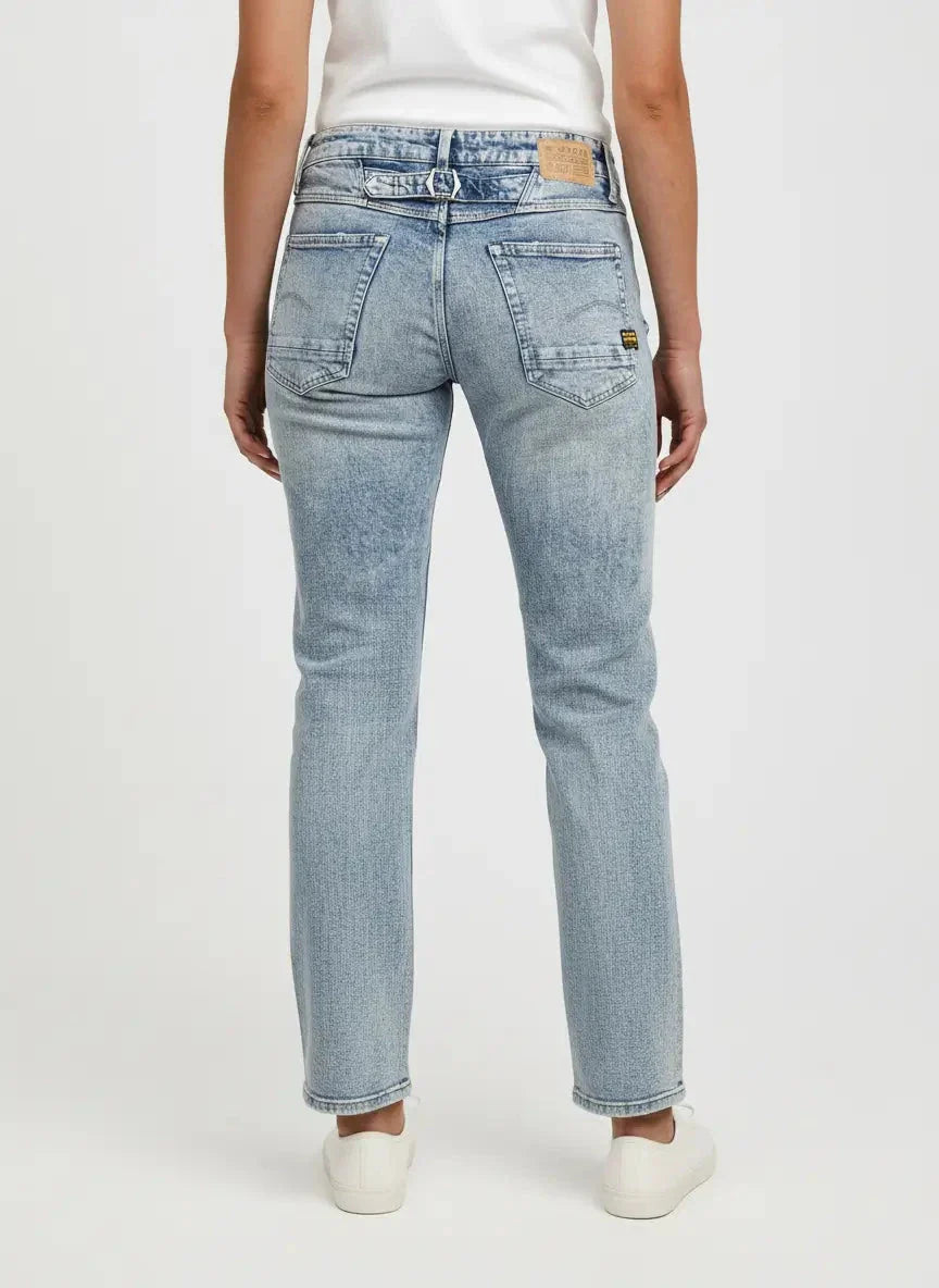 G-Star RAW Kate Boyfriend Cinch Vintage Aegean Sea Restored Jean