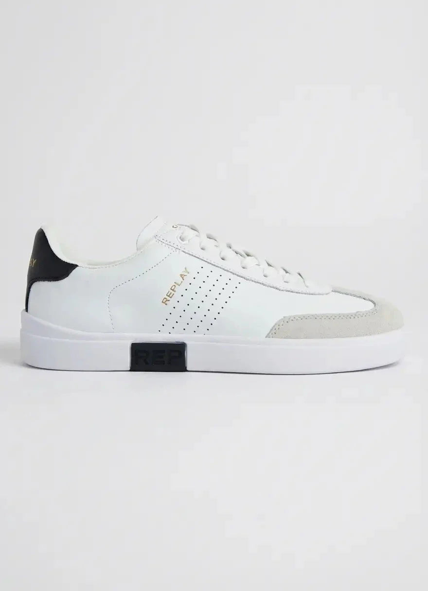 Replay Polys M Scent White Black Sneakers