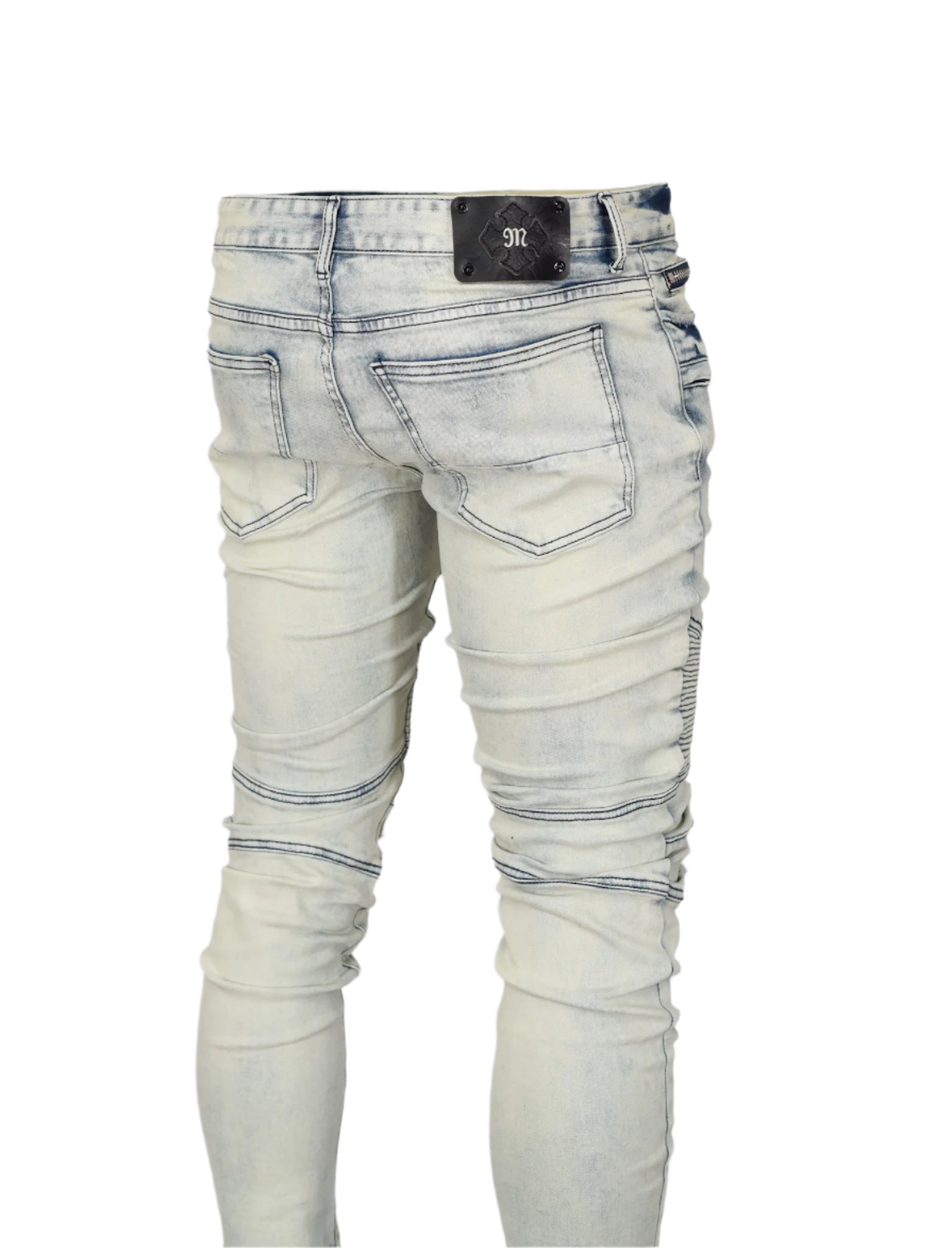 Biker Ripped Distressed Denim